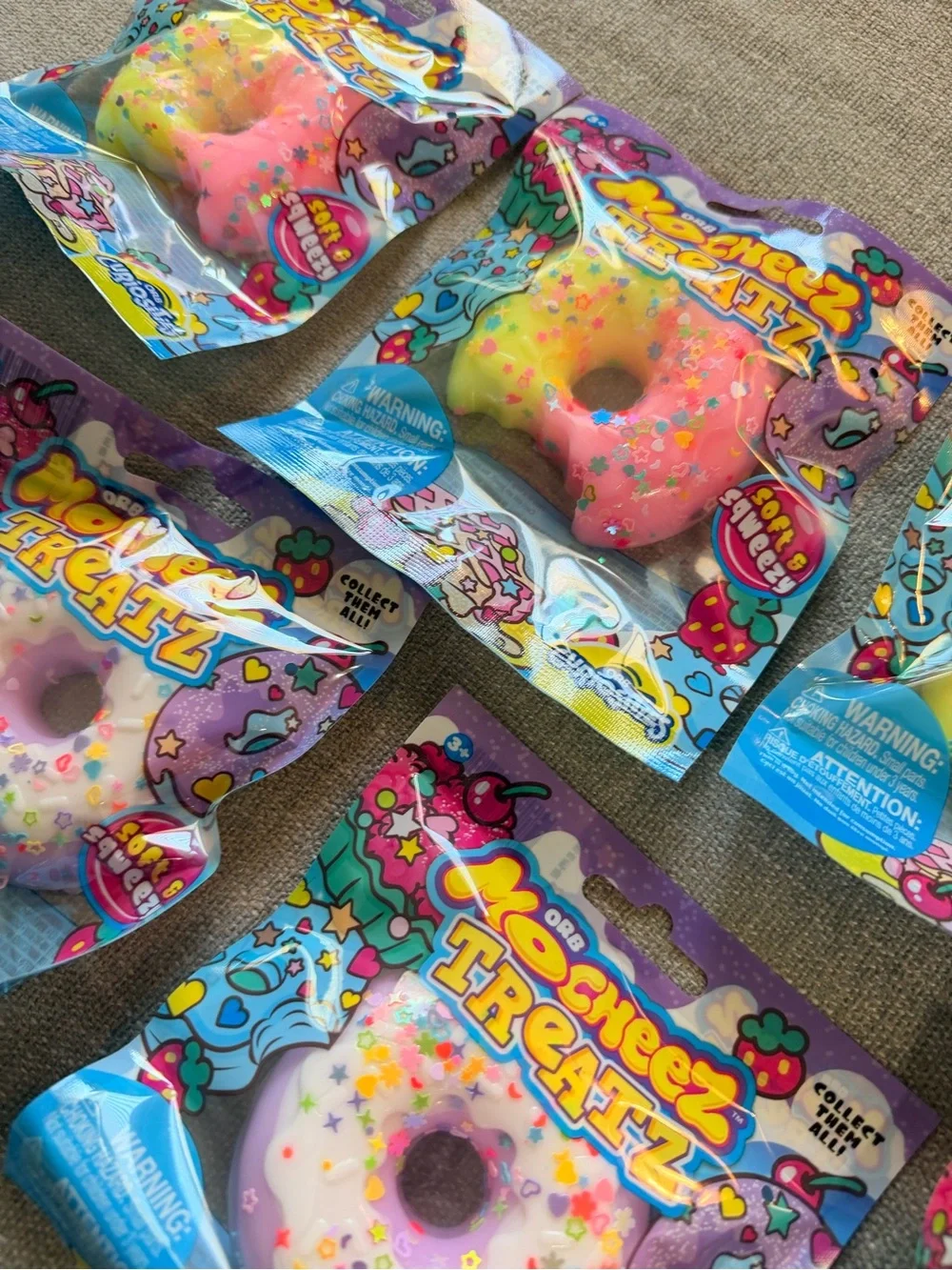 Viral ORB Mocheez Treatz Squishy Toys Lot of 8 New Sensory